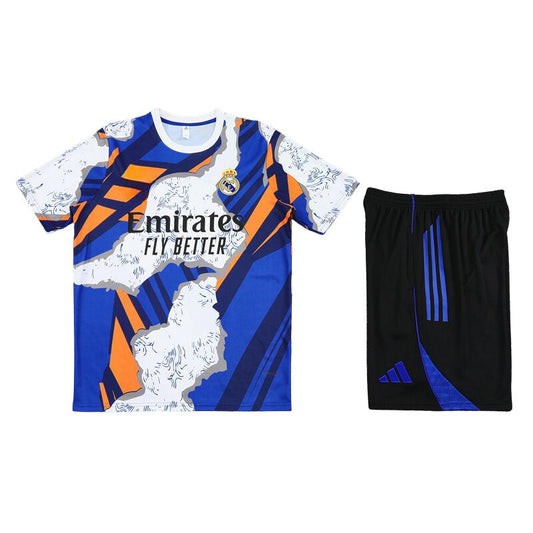 Real Madrid 25/26 Orange-Blue Camouflage